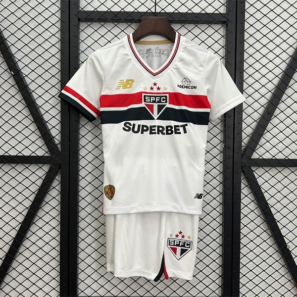 Camiseta Sao Paulo Primera equipo Niño 2025-26